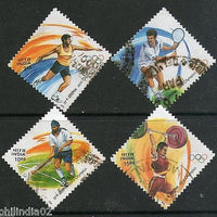 India 2000 XXVII Olympics Games Sydney 4v Phila-1781a Used Set