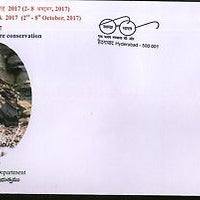 India 2017 Wildlife Week Long Billed Vulture Conservation Bird Special Cover # 6743