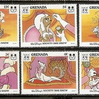 Grenada 1994 Walt Disney Animation Cartoon Year of Dogs 6v MNH Set # 3636