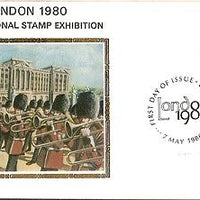 Great Britain 1980 London-80 Exhibit Colorano Silk Cover # 13173