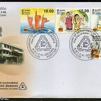 Sri Lanka 2015 Department of Election Ballot Flags Voters Finger 4v FDC# 18166