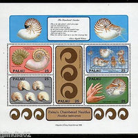 Palau 1988 Sea Shells Conch Shell Marine Life Sc 203 Sheetlet MNH # 9248