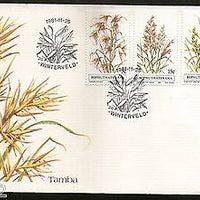 Bophuthatswana 1981 Grasses Flower Trees Plants Flora Sc 80-83 FDC # 16203