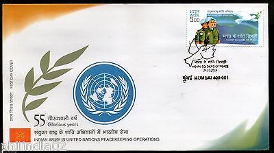 India 2004 Indian Army in UN Peace Keeping Operation Phila-2083 FDC