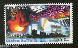 India 2008 Tata Steel Plant Jamshedji Tata Phila-2349 MNH
