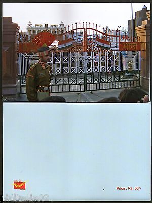 India 2016 Attari Pakistan Border Punjab Military Shikhism Max Cards # 8106