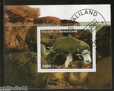 Somalia 2001 Marine Life Mammal Animals Fauna M/s Cancelled # 3725