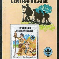 Central African Republic 1982 Scouts Baden Powell Flag M/s Sc 501 MNH # 5732