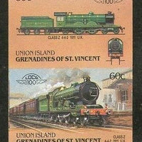 St. Vincent Gr. Union 1987 Class Z 1911 UK Locomotive Transport Sc 38 Imperf MNH # 3328