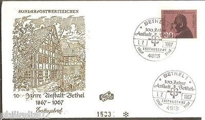 Germany 1967 Bethel Institution for Incurable Cover