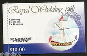 St. Vincent Gr. 1981 Princess Diana & Charles Royal Wedding $10 Booklet MNH 3547