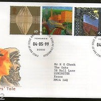 Great Britain 1999 Millennium Achievements Workers Tale Weaving Ship 4v FDC #F46