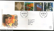 Great Britain 1999 Millennium Achievements Workers Tale Weaving Ship 4v FDC #F46