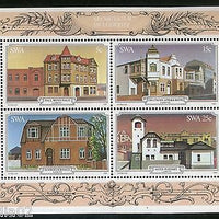 South West Africa 1981 Historic buildings in Luderitz Sc 479-82 M/s MNH # 5256