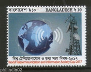 Bangladesh 2017 World Telecommunication & Information Society Day 1v MNH # 4776