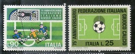 Italia 1973 Soccer Federation Field Ball Football Sports 2v MNH # 1878