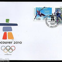 Liechtenstein 2010 Winter Olympic Games Vancouver Skiing Sport FDC # 8197