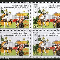 India 2014 Food Corporation of India BLK/4 MNH