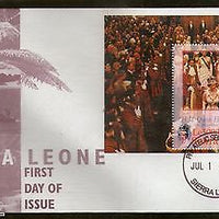 Sierra Leone 2003 QE II Coronation 50th Anni. M/s Sc 2607 on FDC # 16182