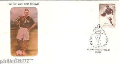 India 1998 Gostha Behari Paul Footballer Phila-1641 FDC