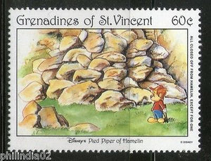 St. Vincent & Gr. 1992 Pied Piper of Hamelin Sc 968 Walt Disney Mickey MNH #2556