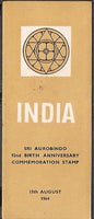 India 1964 Sir Aurobindo Phila-405 Cancelled Folder