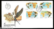 Ciskei 1984 Migratory Birds Maps Nests Fauna Wildlife Animals Sc 73-6 FDC #16373