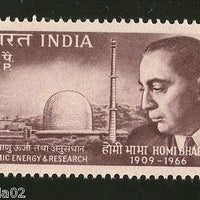 India 1966 Dr. Homi Jehangir Bhabha Scientist Phila-433 MNH