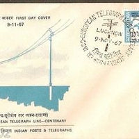 India 1967 Indo-European Telegraph Line Phila-452  FDC