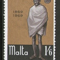 Malta 1969 Mahatma Gandhi of India Non-Violence Sc 397 MNH # 4093A