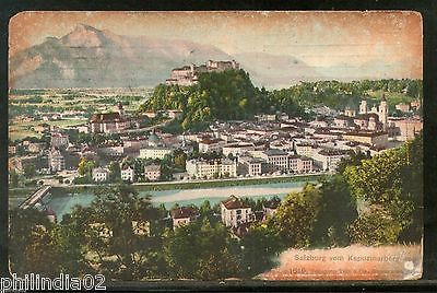 Austria 1908 Salzburg Cheese from Kapuzinerberg Architecture Used View Post Card