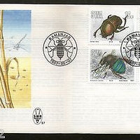 South West Africa 1987 Insects Animals Wildlife Sc 582-85 FDC # 16331