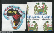 Sierra Leone 1970 40c on ½c S.W Africa Map Odd Shaped Adhesive Sc C110 MNH #3017