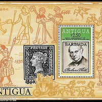 Antigua O/P Barbuda 1979 Sir Rowland Hill Death Centenary Sc 386 MNH M/s