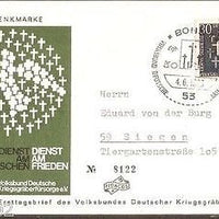 Germany 1969 Crosses German War Graves Commisson  Cover