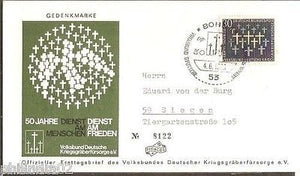 Germany 1969 Crosses German War Graves Commisson  Cover