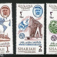 Sharjah - UAE 1965 International Telecommunication Union Ship Map MNH # 13172A