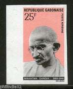 Gabon 1968 Mahatma Gandhi of India Non Violence Imperf Stamp MNH # 3988