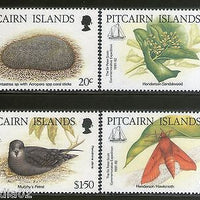 Pitcairn Island 1992 Bird Moth Coral Wildlife Animals Sc 371-74 MNH # 3569