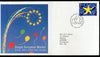 Great Britain 1992 Single European Market Balloon Star Emblem 1v FDC # F123