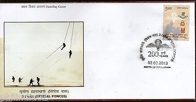 India 2013 3rd Battalion, Parachute Regiment Military FDC