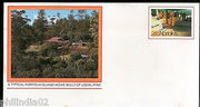 Norfolk Island Home Built of Pine Postal Stationery Envelope Mint # 16005