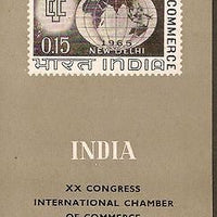 India 1965 International Chamber of Commerce Congress Phila-413 Cancelled Folder