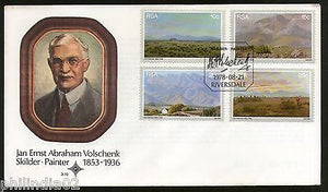 South Africa 1978 Landscapes by Volschenk Art Painting Painter Sc 505-8 FDC 6482