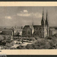 Hungary 1972 Békéscsaba Cathedral Panorama View Picture Post Card to Czech #16
