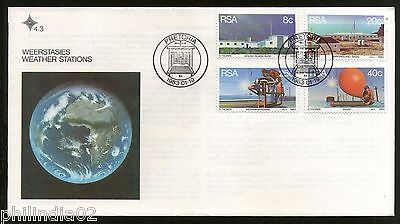 South Africa 1983 Weather Station Instrument Balloon Science Sc 610-3 FDC #16406