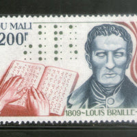 Mali 1977 Louis Braille Blindness Educator Sc 278 MNH # 2065