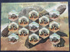 India 2008 Aldabra Giant Tortoise Reptiles Phila-2369 Type-I Mixed Sheetlet MNH