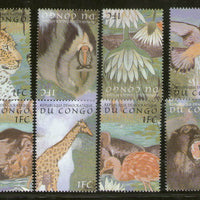 Congo 2000 African Birds Wildlife Animals 12v Sc 1512 MNH # 2289
