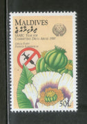 Maldives 1990 Drug Abuse Poppy Opium Health Sc 1373 MNH # 22